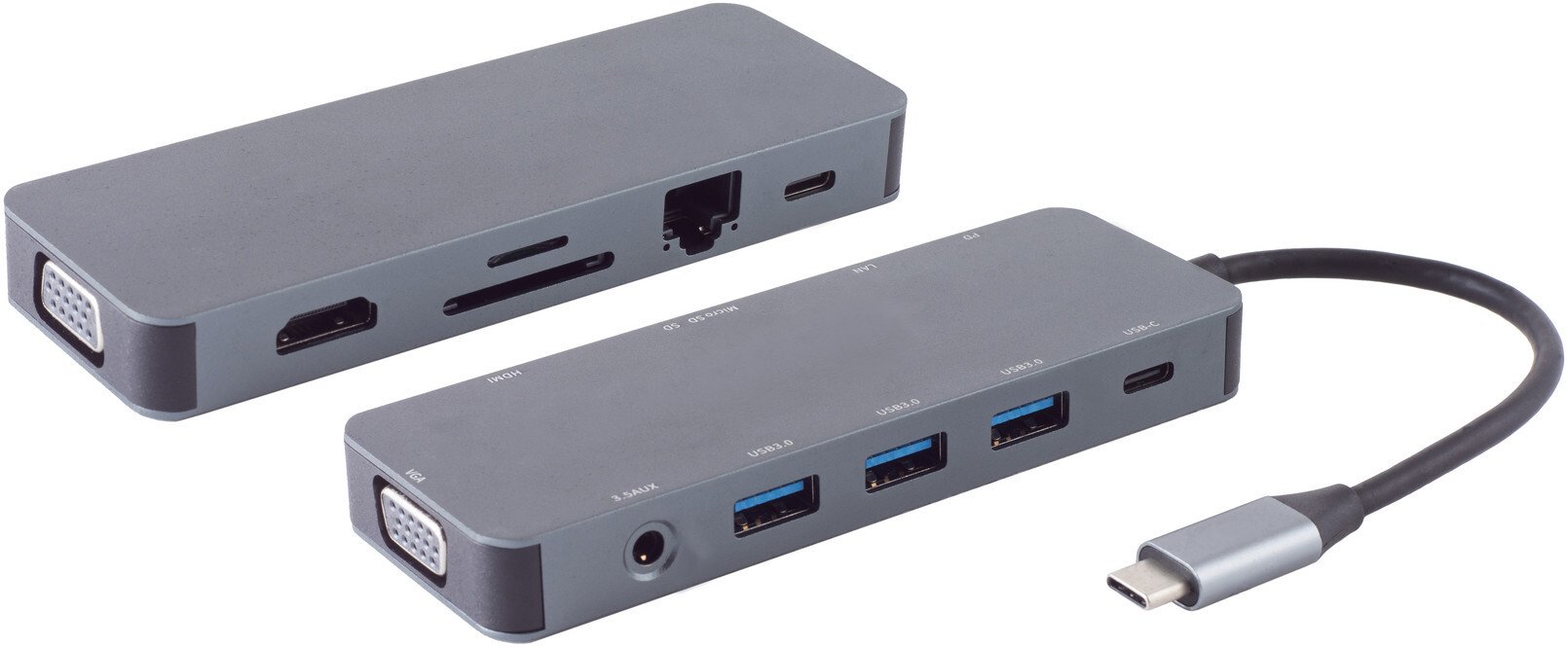 Stacija/replikators Shiverpeaks Shiverpeaks USB-C dokstacija ar