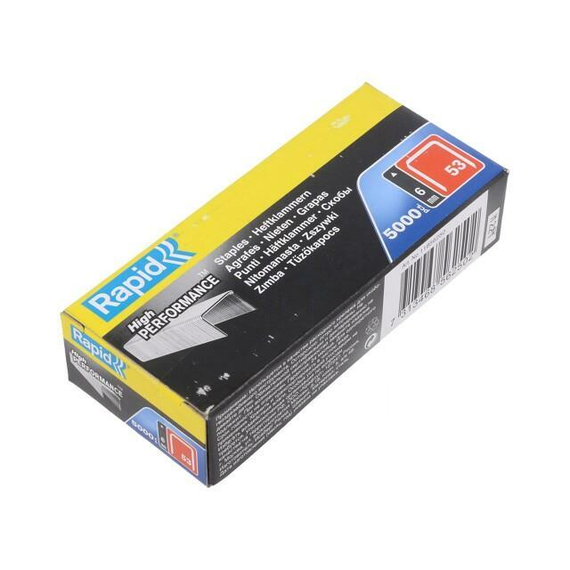 RAPID Staples; 6mm; 5000pcs; TYP 53