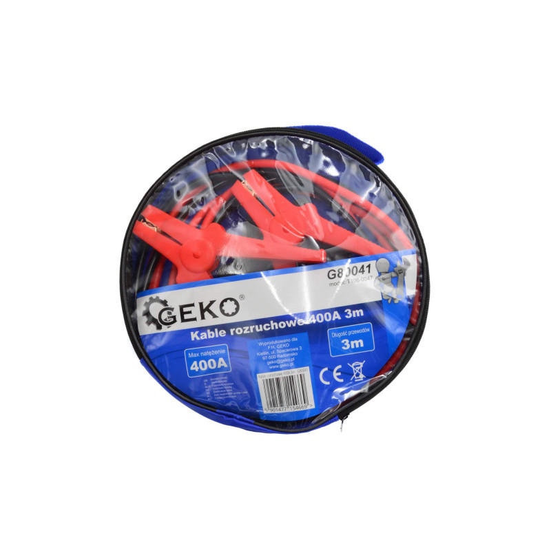 Geko Startera kabeļi 400A 3m (U80041)