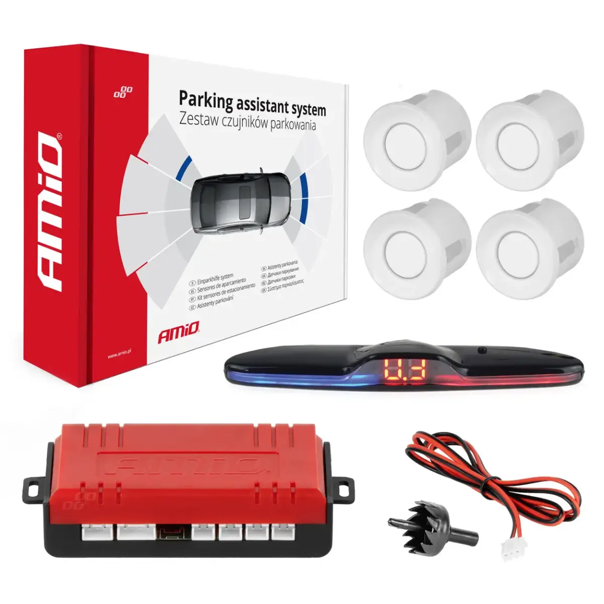 AMIO Stāvvietas palīgsistēma MAX LED, 4
