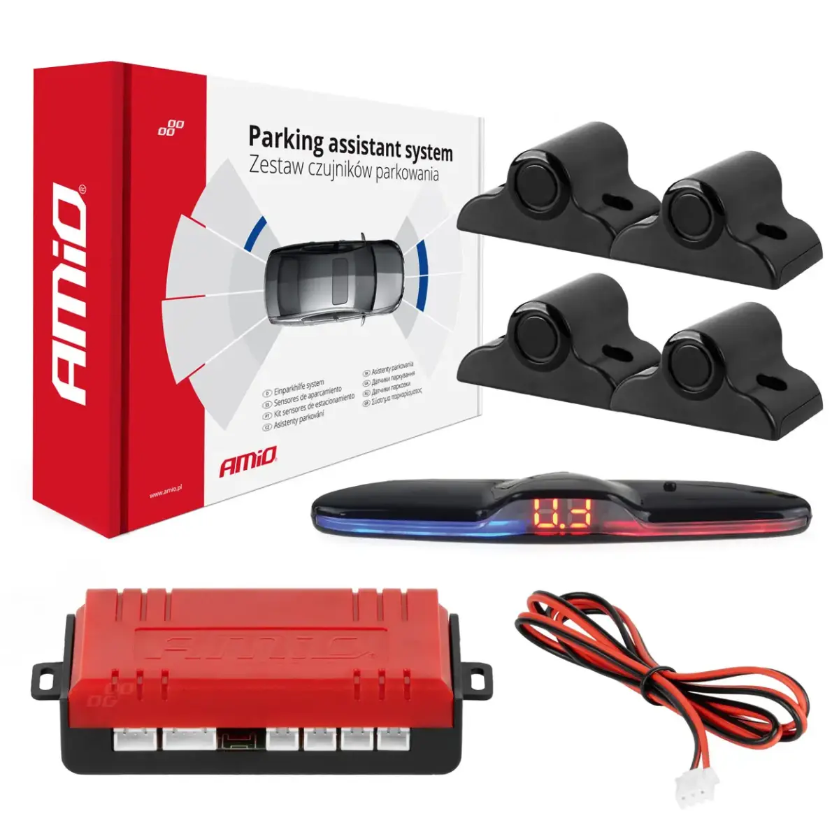 AMIO Stāvvietas palīgsistēma MAX LED, 4