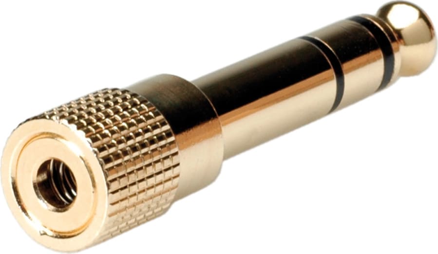 Stereo Adapteris GOLD  6.35mm M