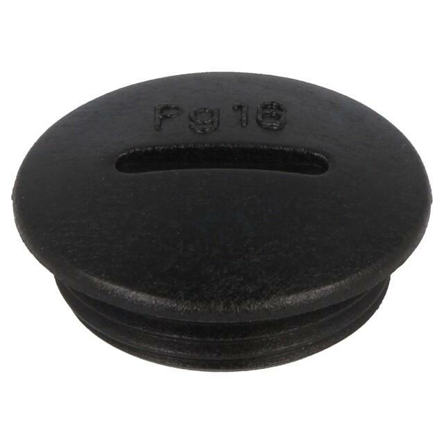 Stopper; PG16; IP54; polyamide; black; V-N-FS