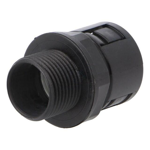 Straight terminal connector; polyamide 6; HSSV