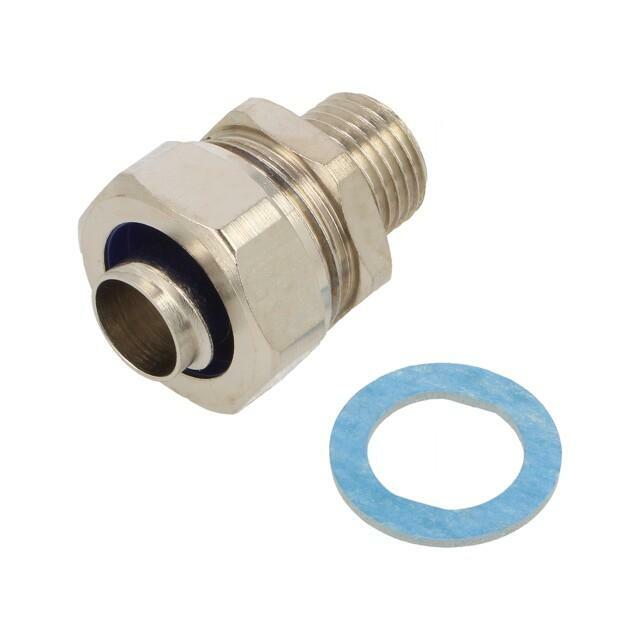 HELLERMANNTYTON Straight terminal connector; Thread: metric