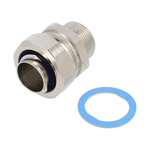HELLERMANNTYTON Straight terminal connector; Thread: metric