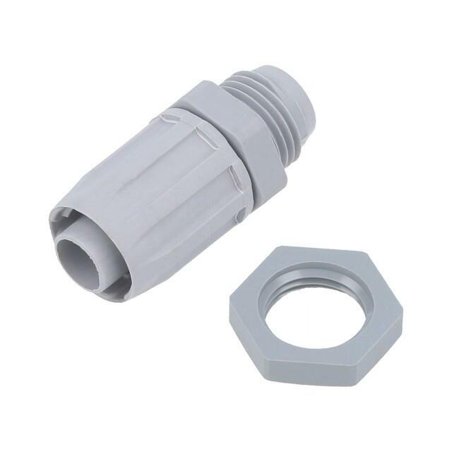 HELLERMANNTYTON Straight terminal connector; Thread: metric