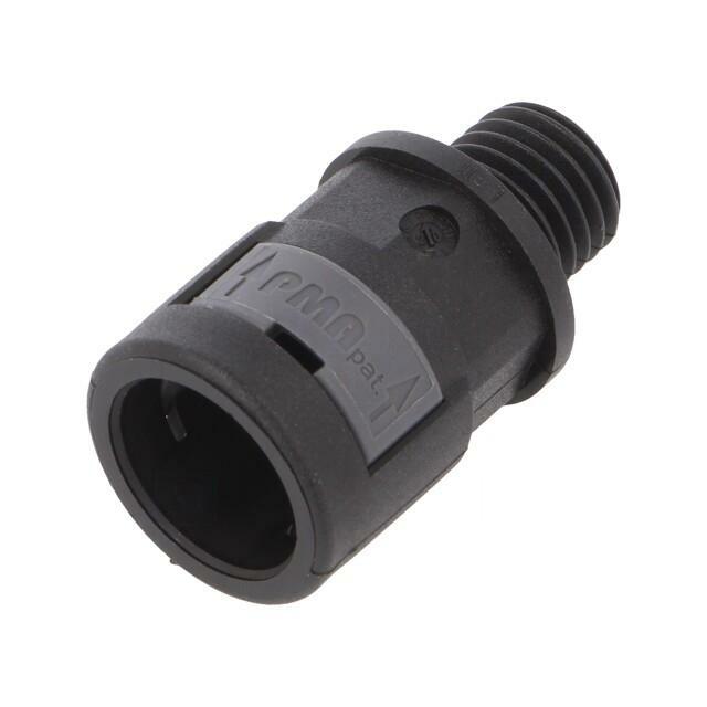 Straight terminal connector; Thread: metric,outside