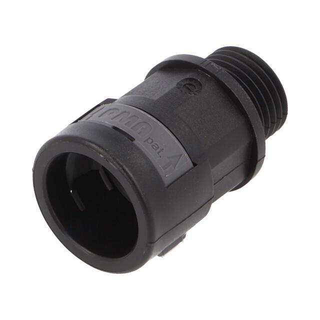 Straight terminal connector; Thread: metric,outside