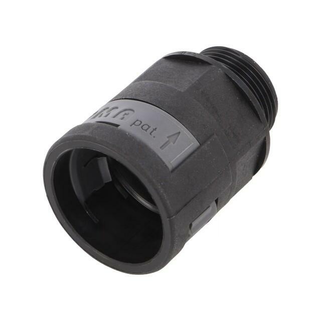 Straight terminal connector; Thread: metric,outside
