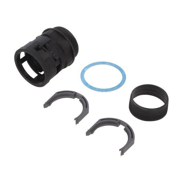 Straight terminal connector; Thread: metric,outside