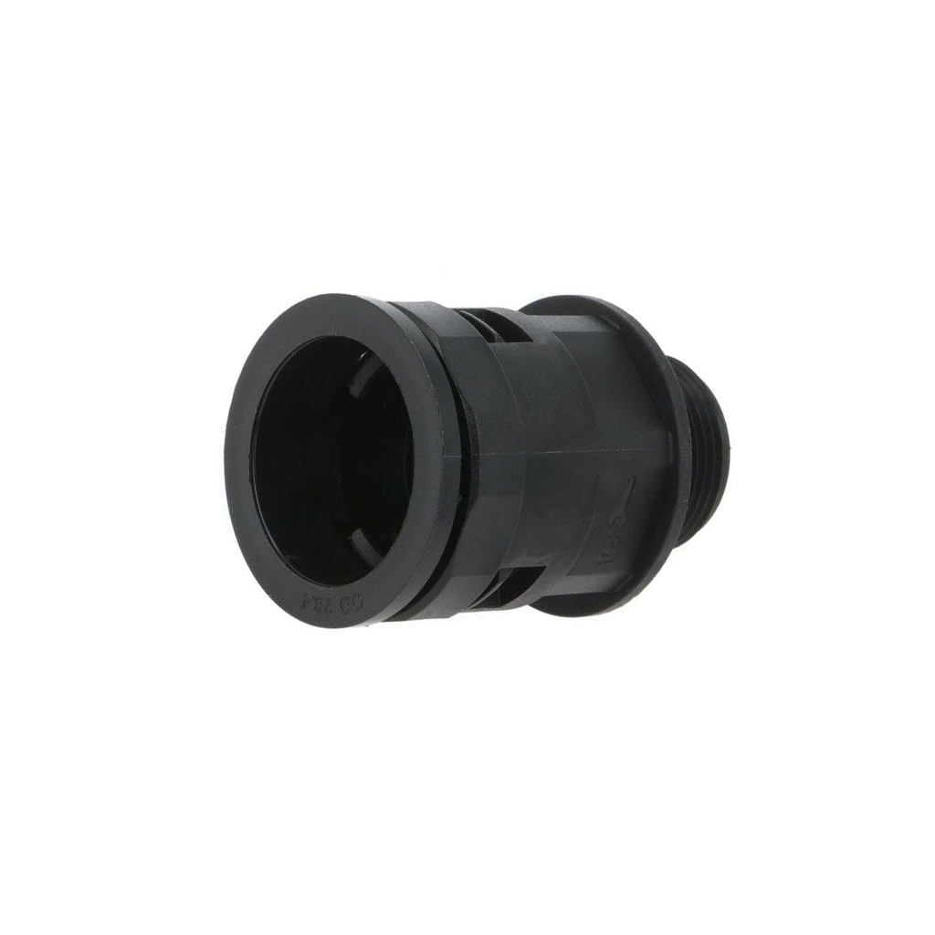 Straight terminal connector; Thread: metric,outside
