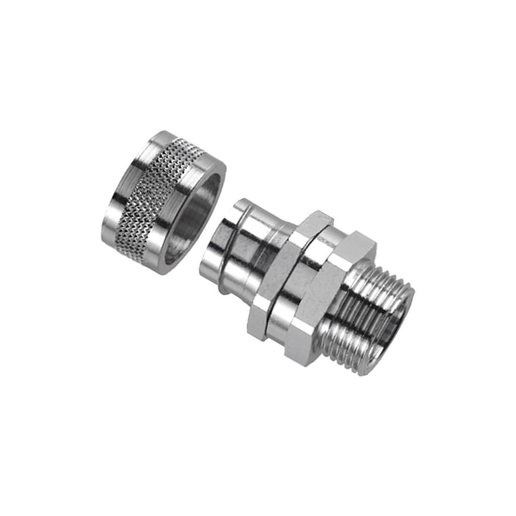 HELLERMANNTYTON Straight terminal connector; Thread: metric