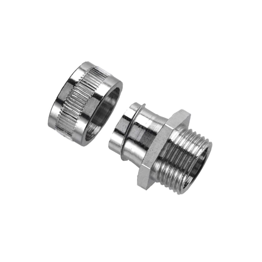 HELLERMANNTYTON Straight terminal connector; Thread: non-swivel