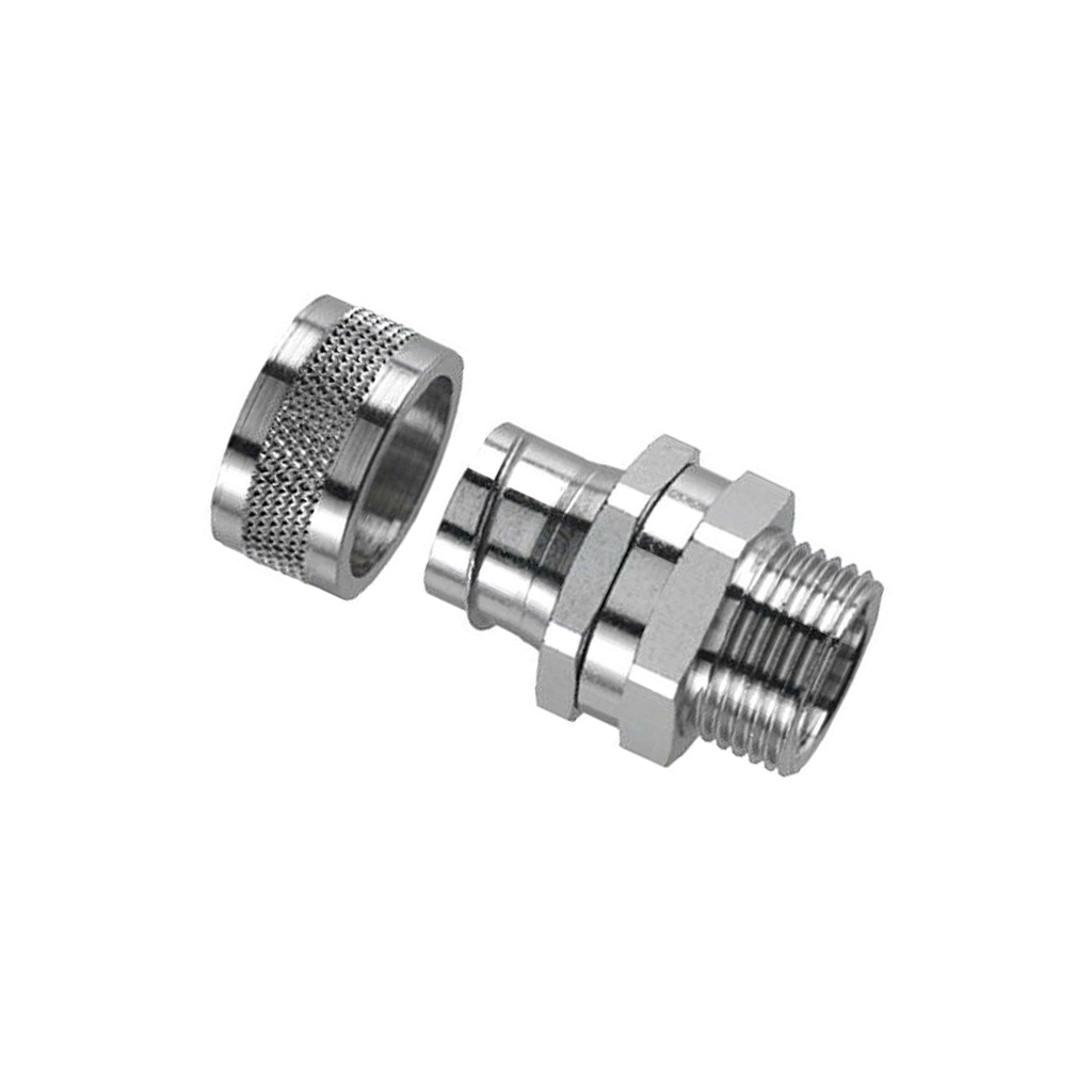 HELLERMANNTYTON Straight terminal connector; Thread: swivel