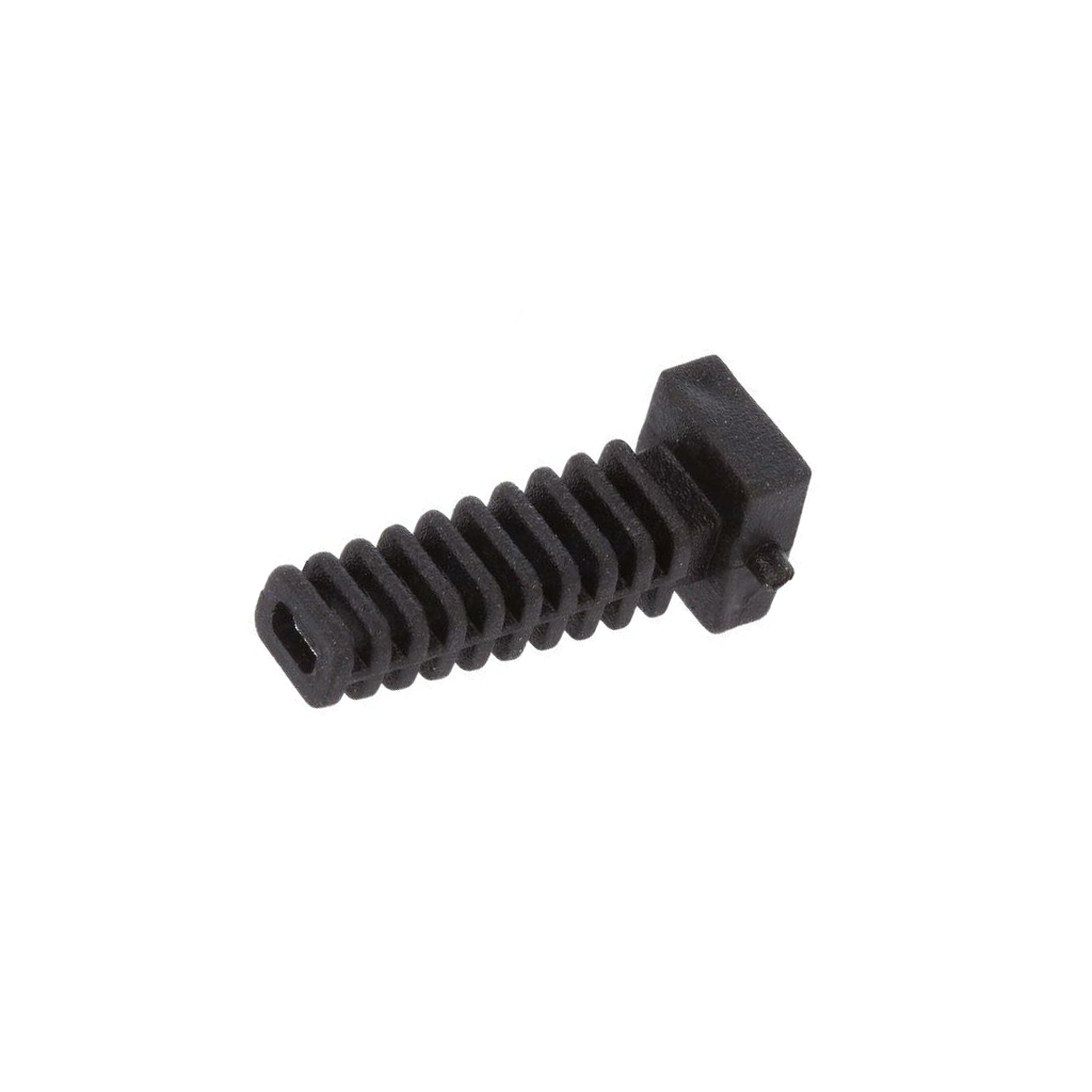 FIX&FASTEN Strain relief; elastomer; black; Panel