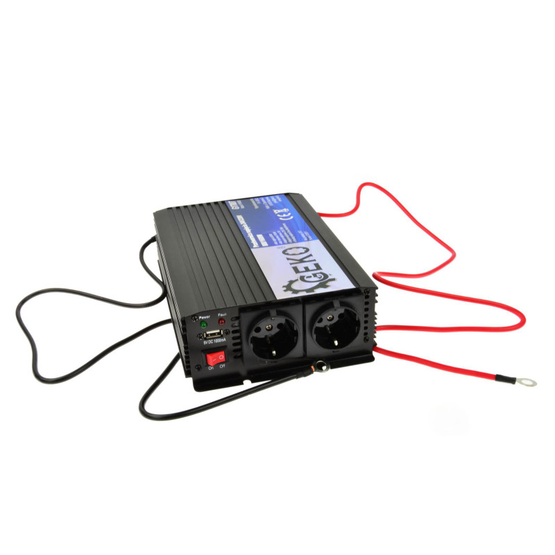 Geko Strāvas pārveidotājs 24V/230V 800/1600W (U17007)