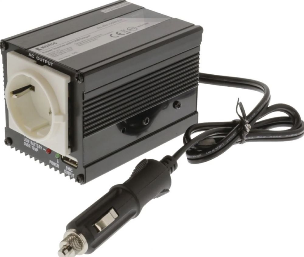 Strāvas pārveidotājs inverters 24V 150W DC/AC