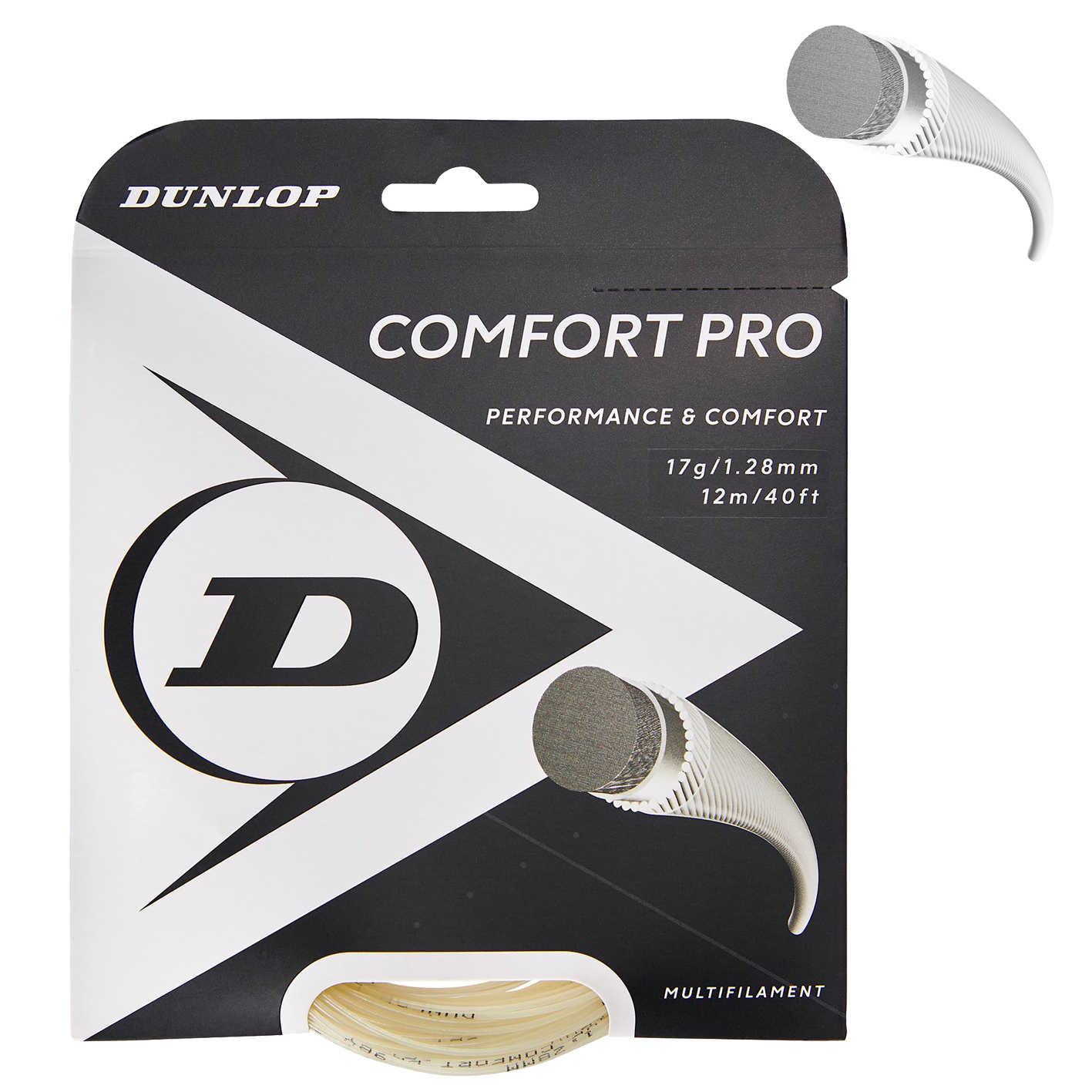 Strings for tennis racket DUNLOP COMFORT