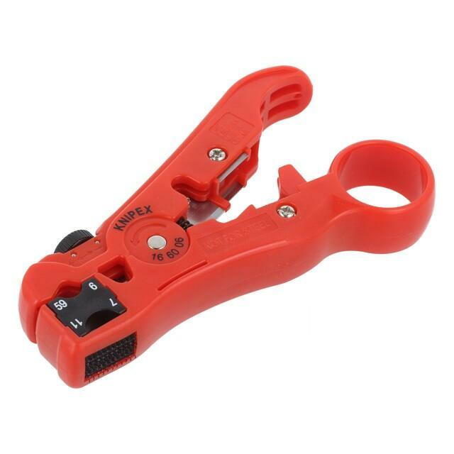 KNIPEX Stripping tool; Wire: coaxial; RG11