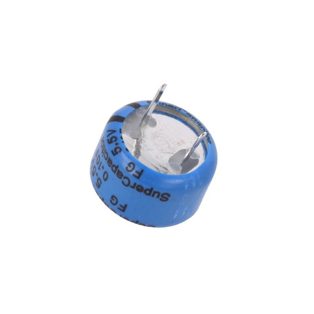 KEMET Supercapacitor; THT; 0.1F; 5