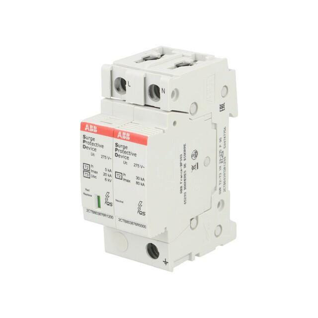 ABB Surge arrester; Type 2+3; Poles: