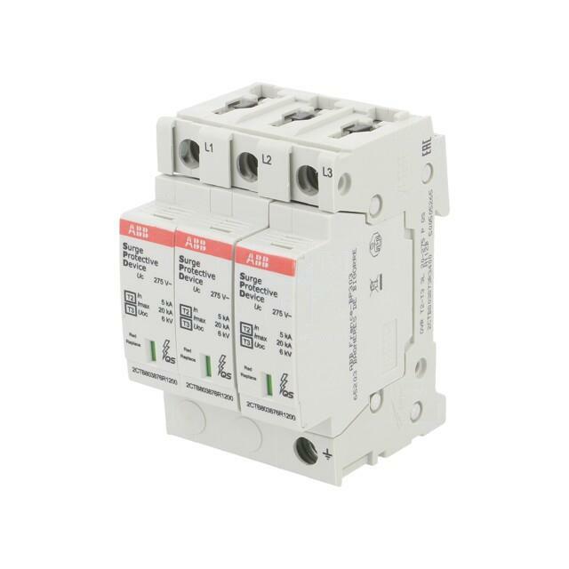 ABB Surge arrester; Type 2+3; Poles: