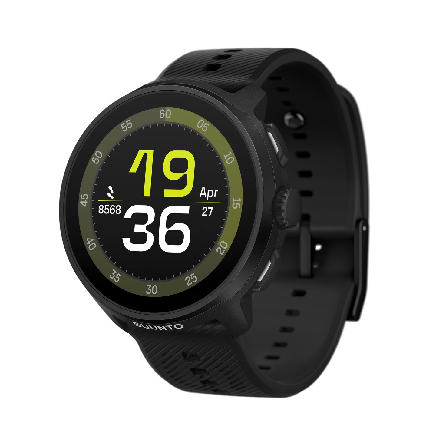 SUUNTO RUN ALL BLACK W/ SILICONE