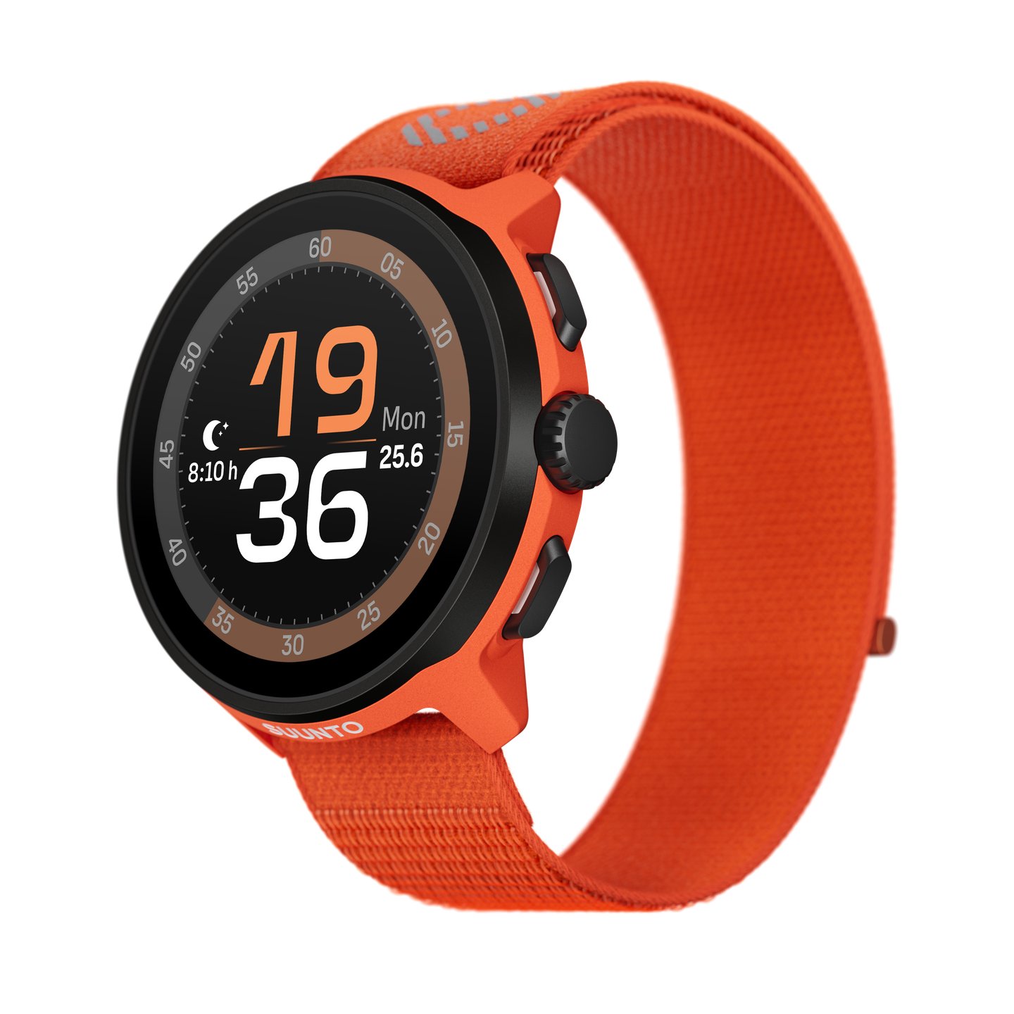 SUUNTO RUN CORAL ORANGE W/ TEXTILE