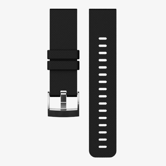 SUUNTO TRAVERSE BLACK SILICONE STRAP (SS021846000)
