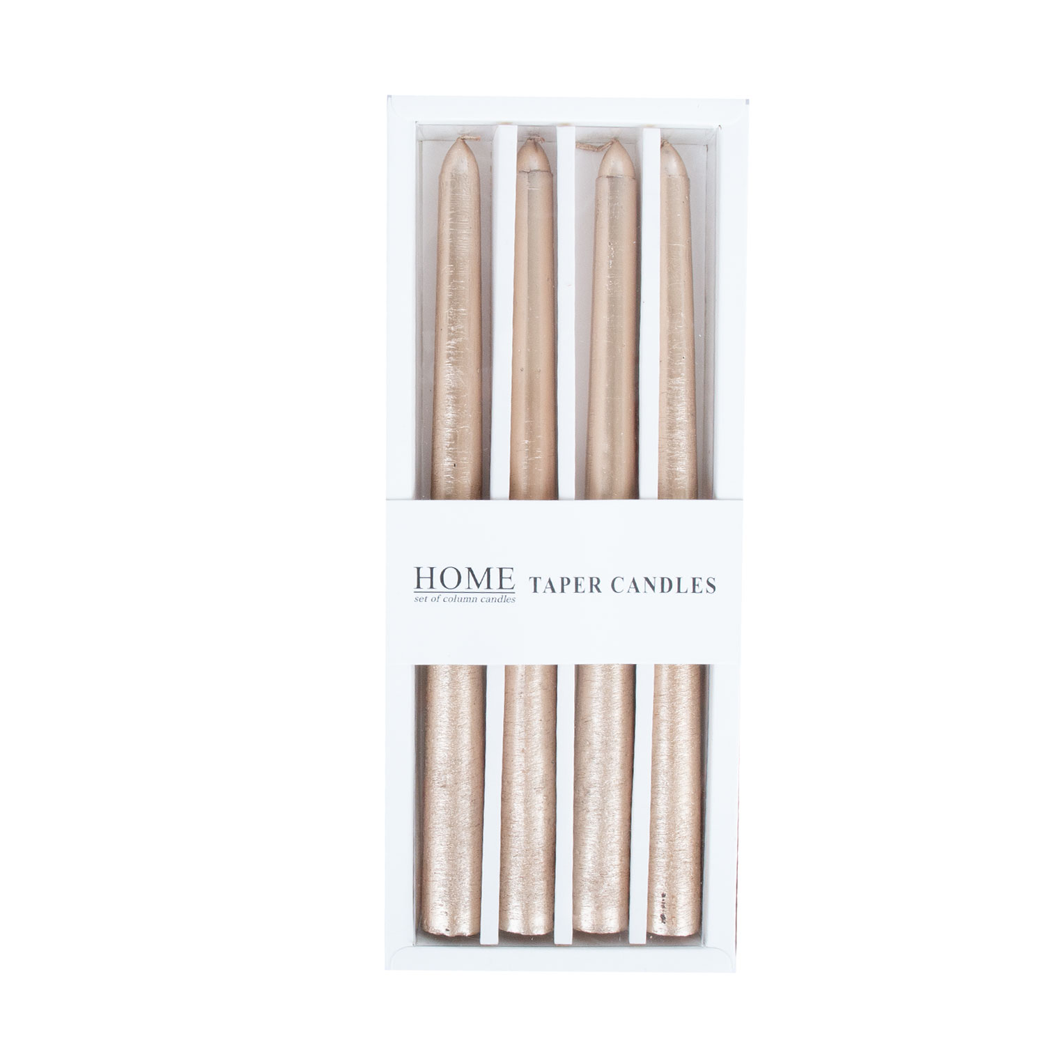Svece CAROL 25cm bēšs zelts |