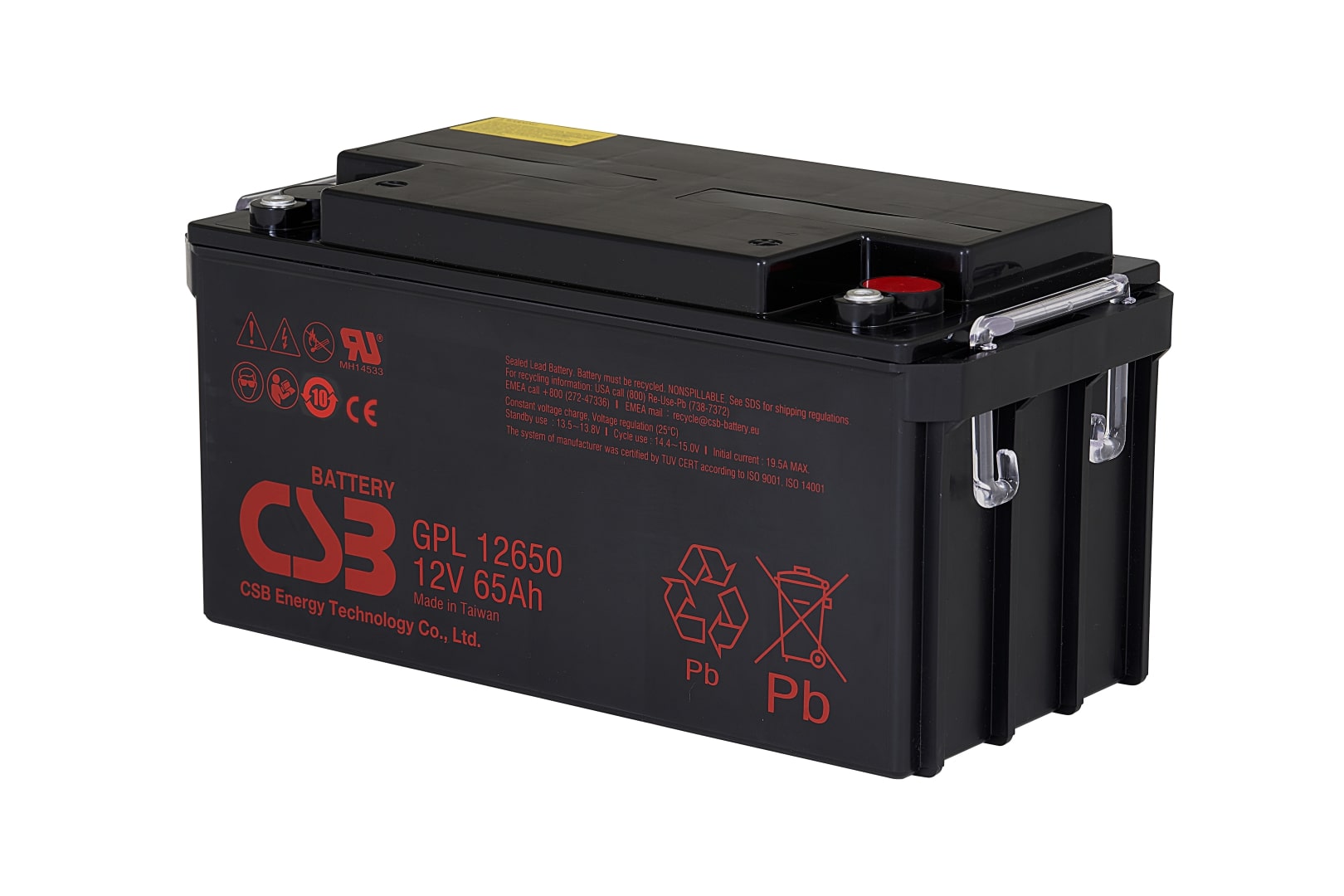 CSB BATTERY Svina skābes akumulators 12V