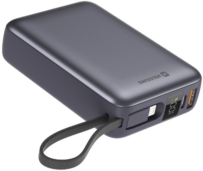 Swissten Ārējās uzlādes Baterija 20000 mAh