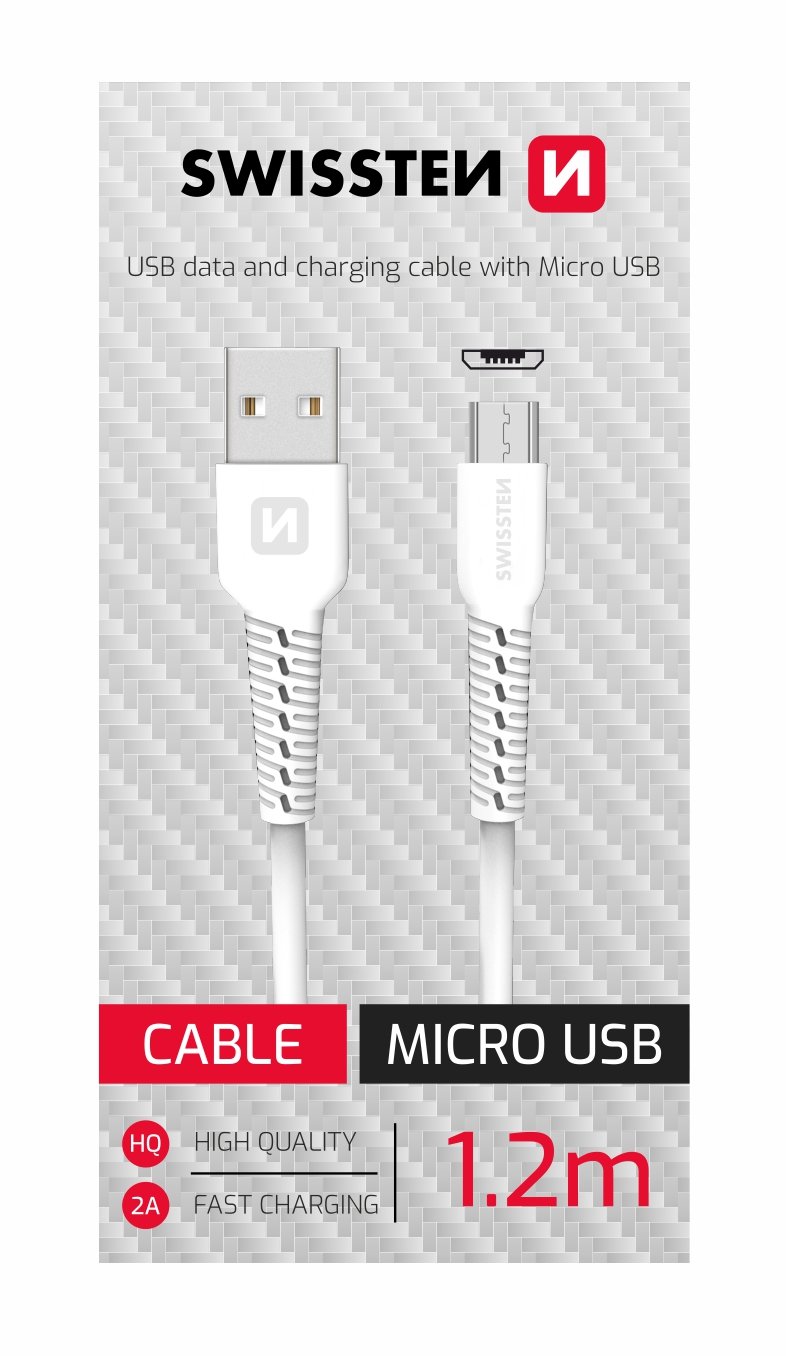 Swissten Data Kabelis USB / Micro