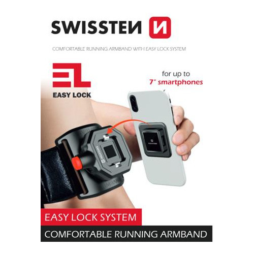 Swissten EASY LOCK Armband Rokas Telefona