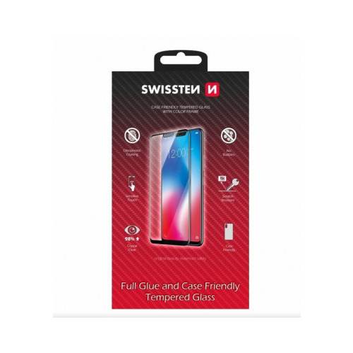 Swissten Full Face Tempered Glass Protective