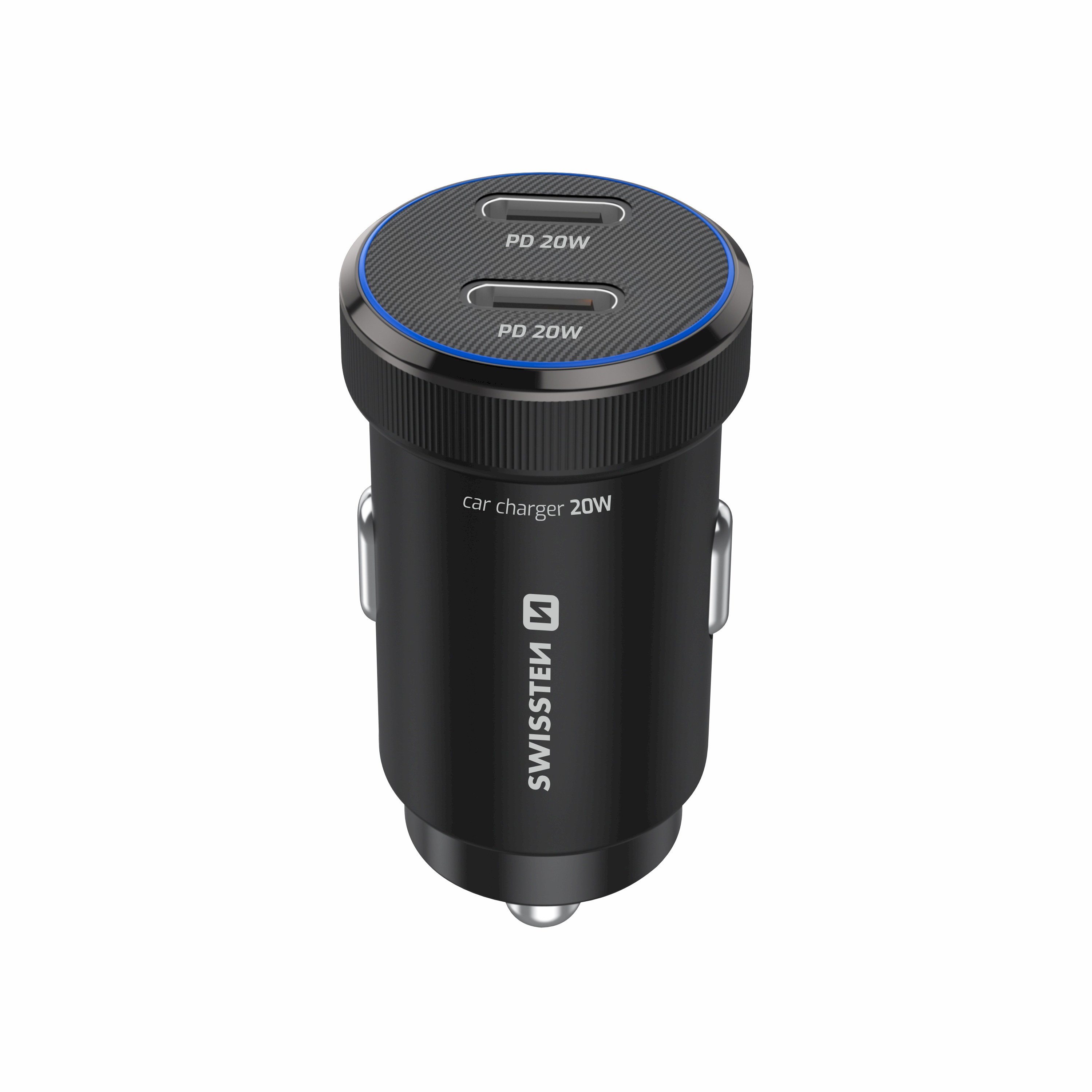 Swissten PD Mini 2x USB-C Auto