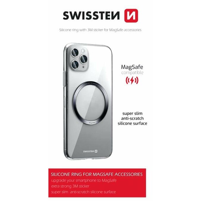 Swissten Silikona Gredzens (MagSafe aizsargmaciņiem) (88801409)
