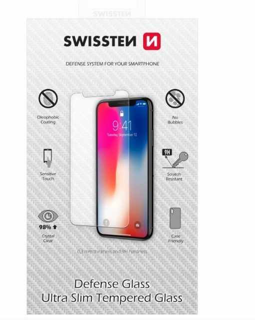 Swissten Tempered Glass Aizsargstikls Priekš Apple