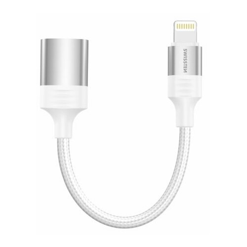 Swissten Textile Lightning - USB-A OTG