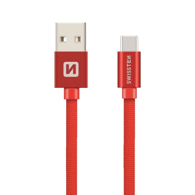 Swissten Textile Universāls Quick Charge 3
