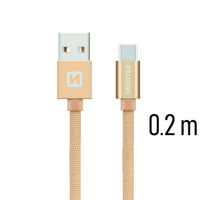 Swissten Textile Universāls Quick Charge 3