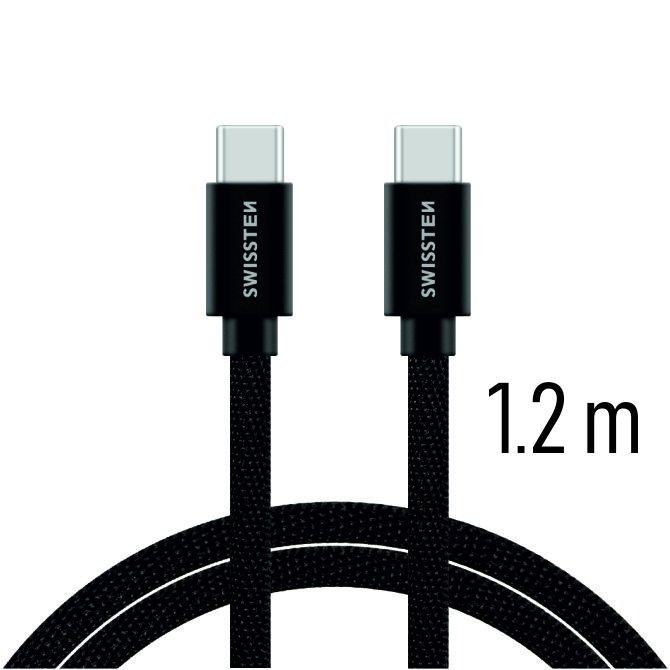 Swissten Textile Universāls Quick Charge 3