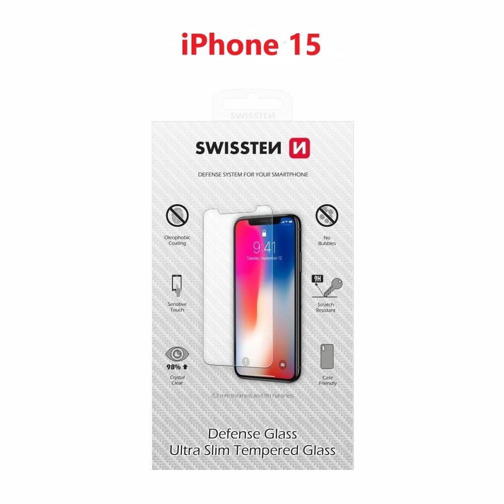 Swissten Ultra Slim Tempered Glass Premium