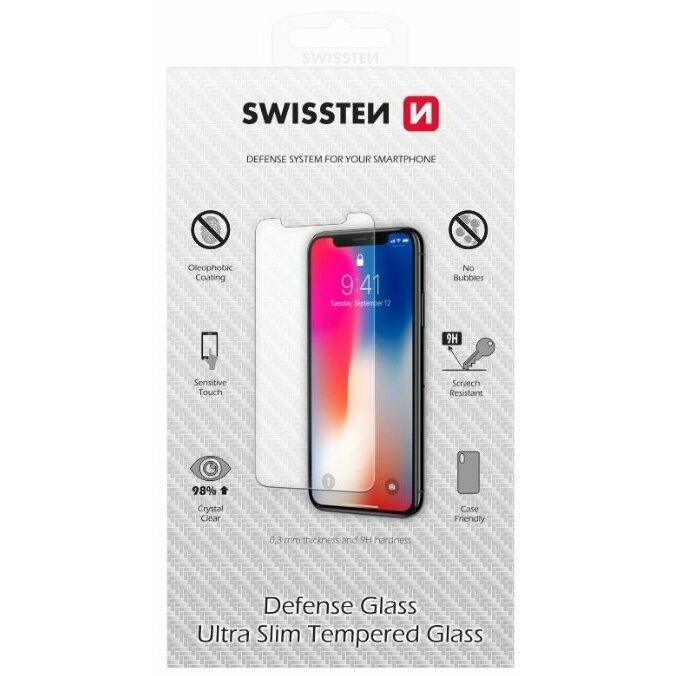 Swissten Ultra Slim Tempered Glass Premium