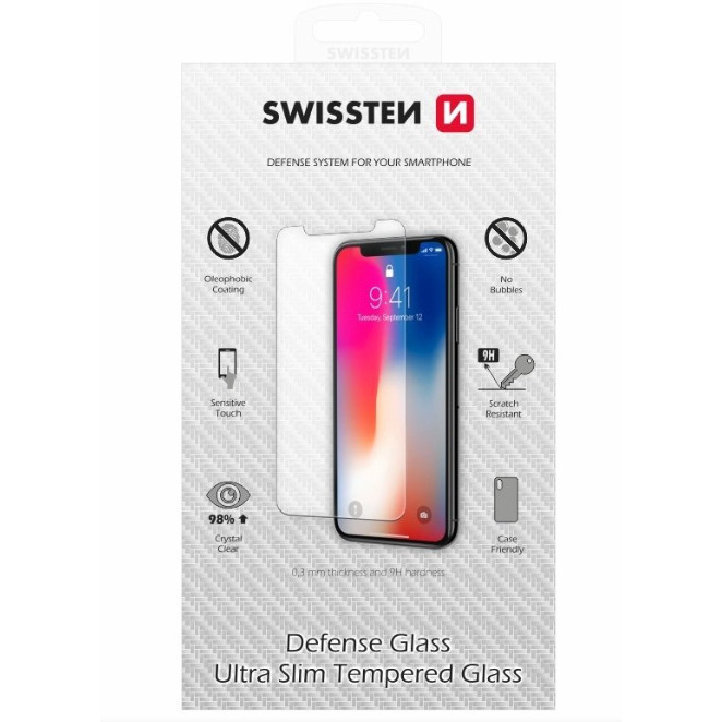Swissten Ultra Slim Tempered Glass Premium