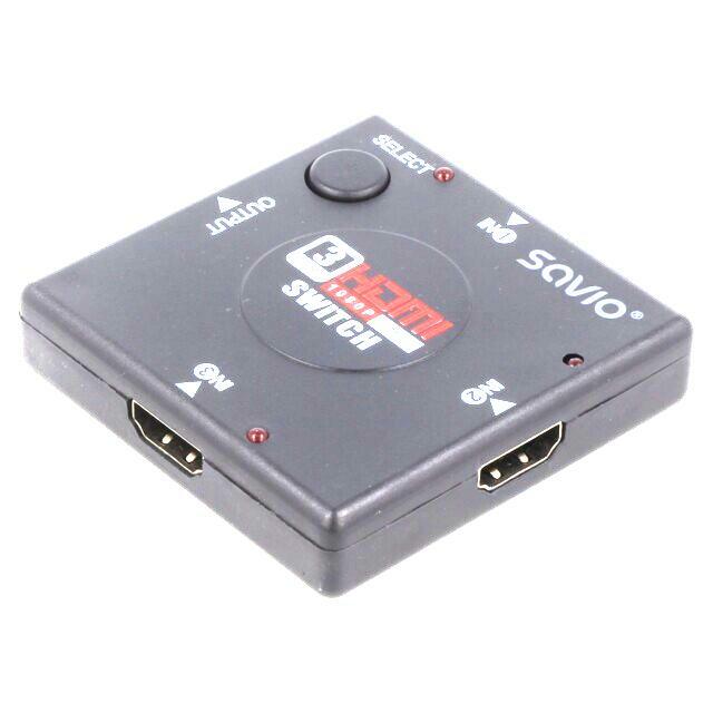 SAVIO Switch; 3D,Full HD 1080p
