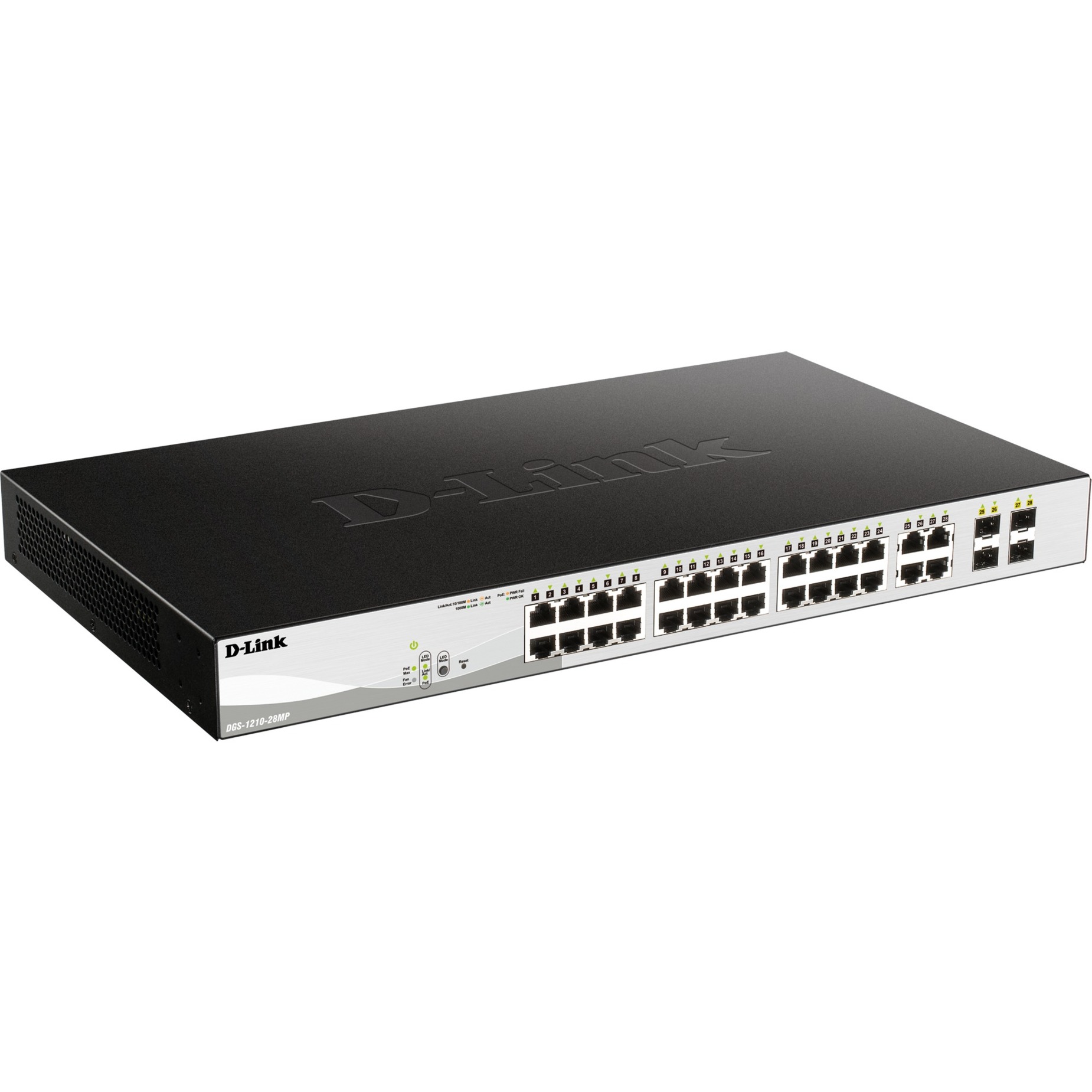 D-Link DGS-1210-28MP/E tīkla pārslēgs Vadīts L2