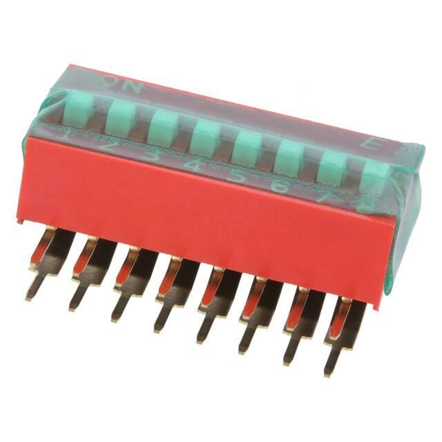 E-SWITCH Switch: DIP-SWITCH; OFF-ON; 0.1A/50VDC