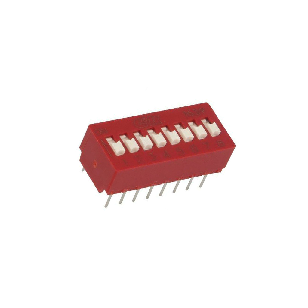 C&K Switch: DIP-SWITCH; Poles number: 8